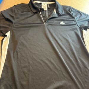 Adidas Men's Polo Shirt in Black and White